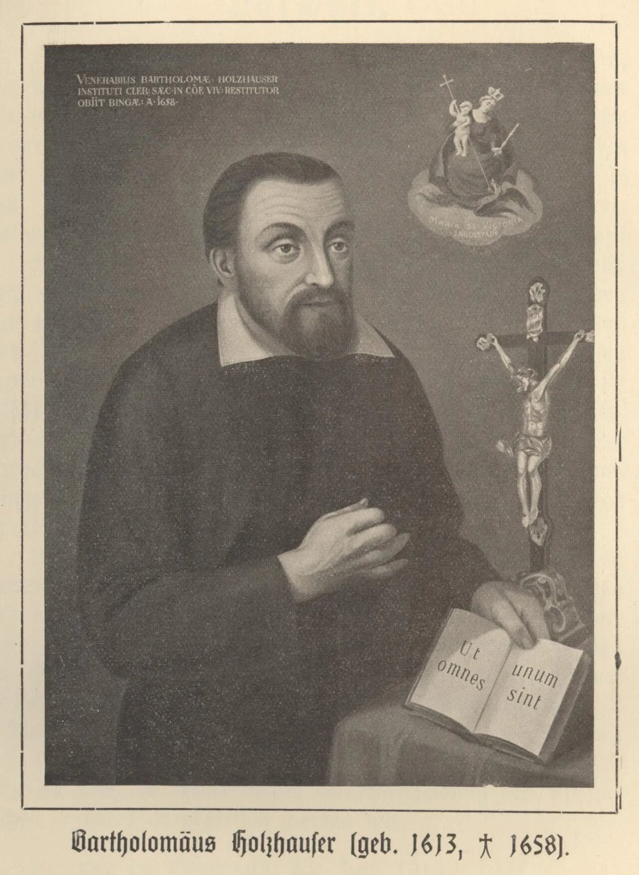 Porträt von Bartholomäus Holzhauser (1613–1658) – Gedenkseite