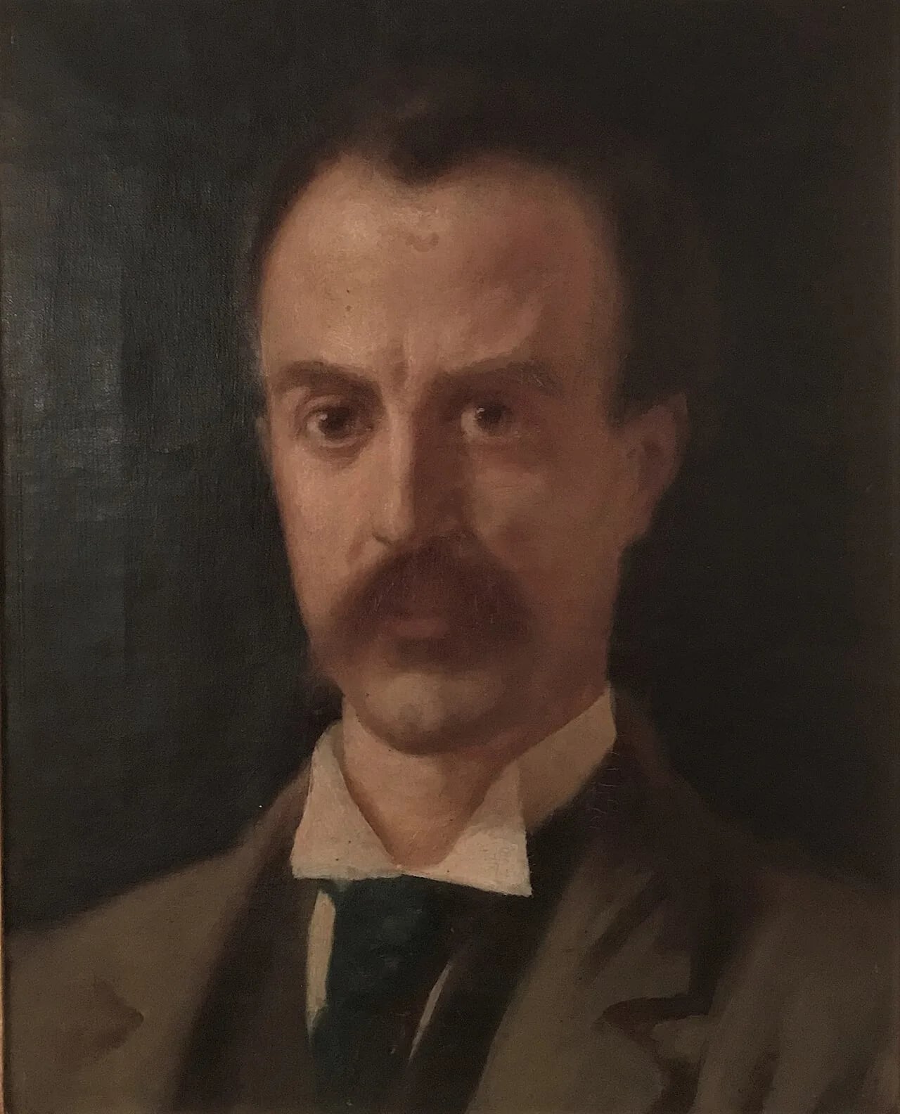 Porträt von Alfredo Straccali (1854–1908) – Gedenkseite
