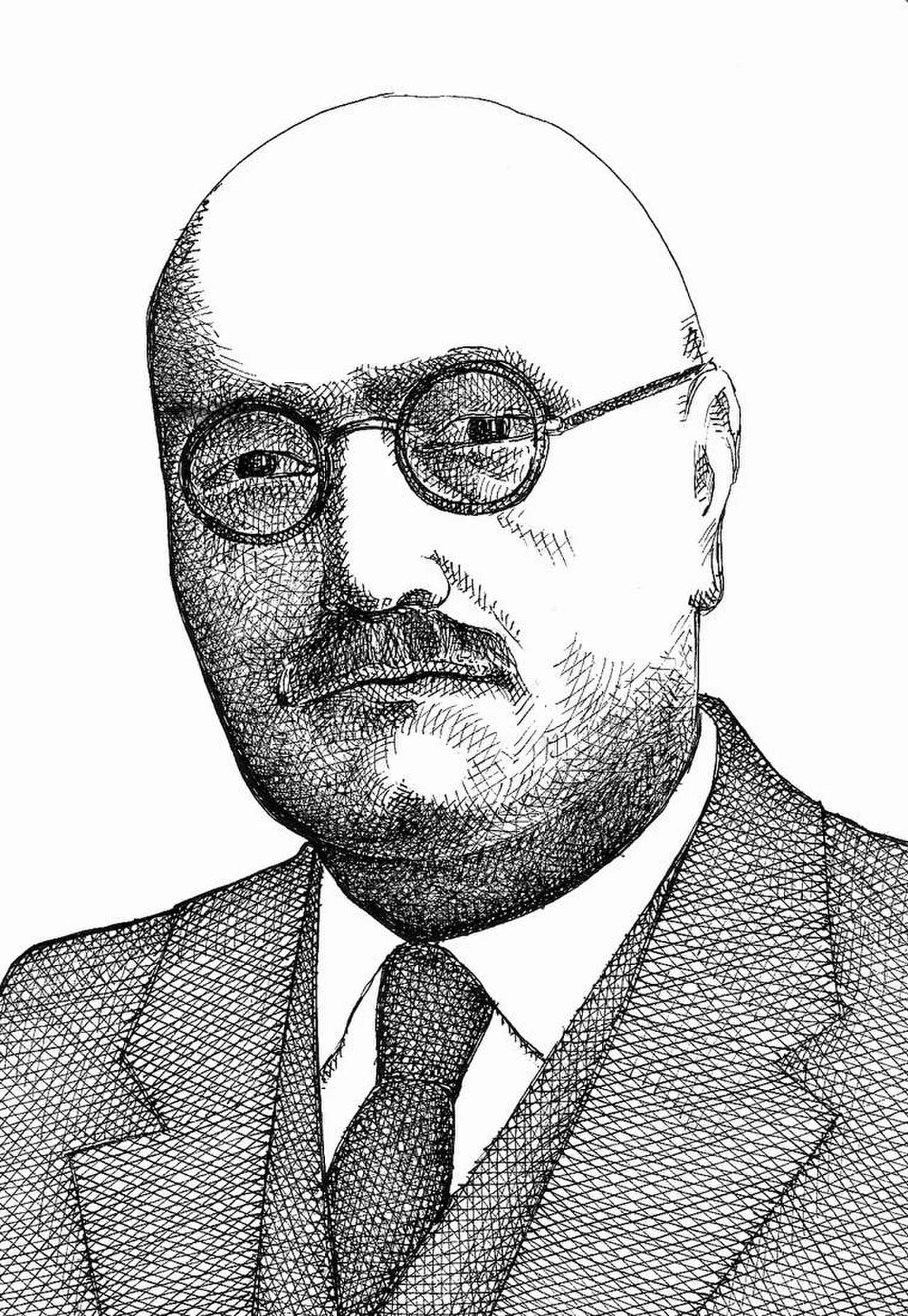 Porträt von Bálint Csűry (1886–1941) – Gedenkseite