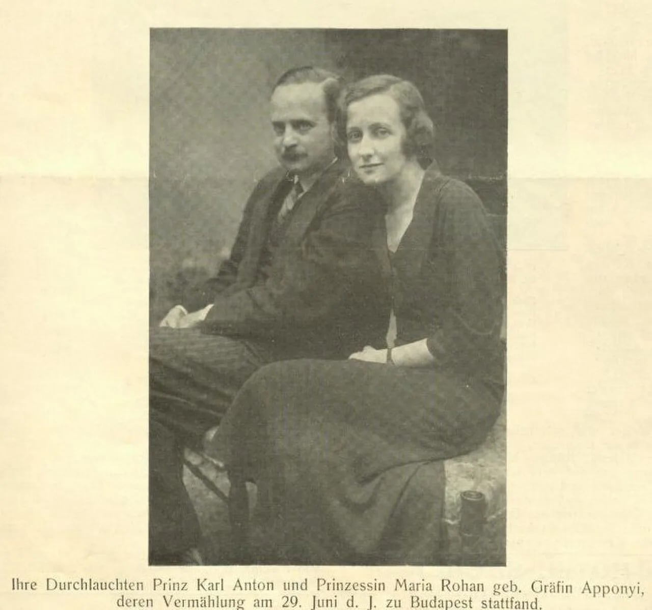 Porträt von Karl Anton Rohan (1898–1975) – Gedenkseite