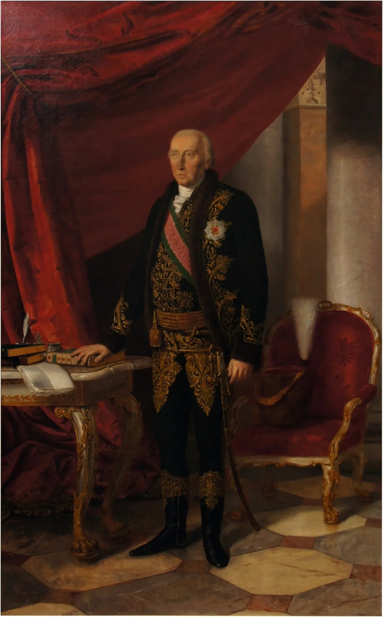Portrait of Anton Moses von Cziraky (1772–1852) – memorial page