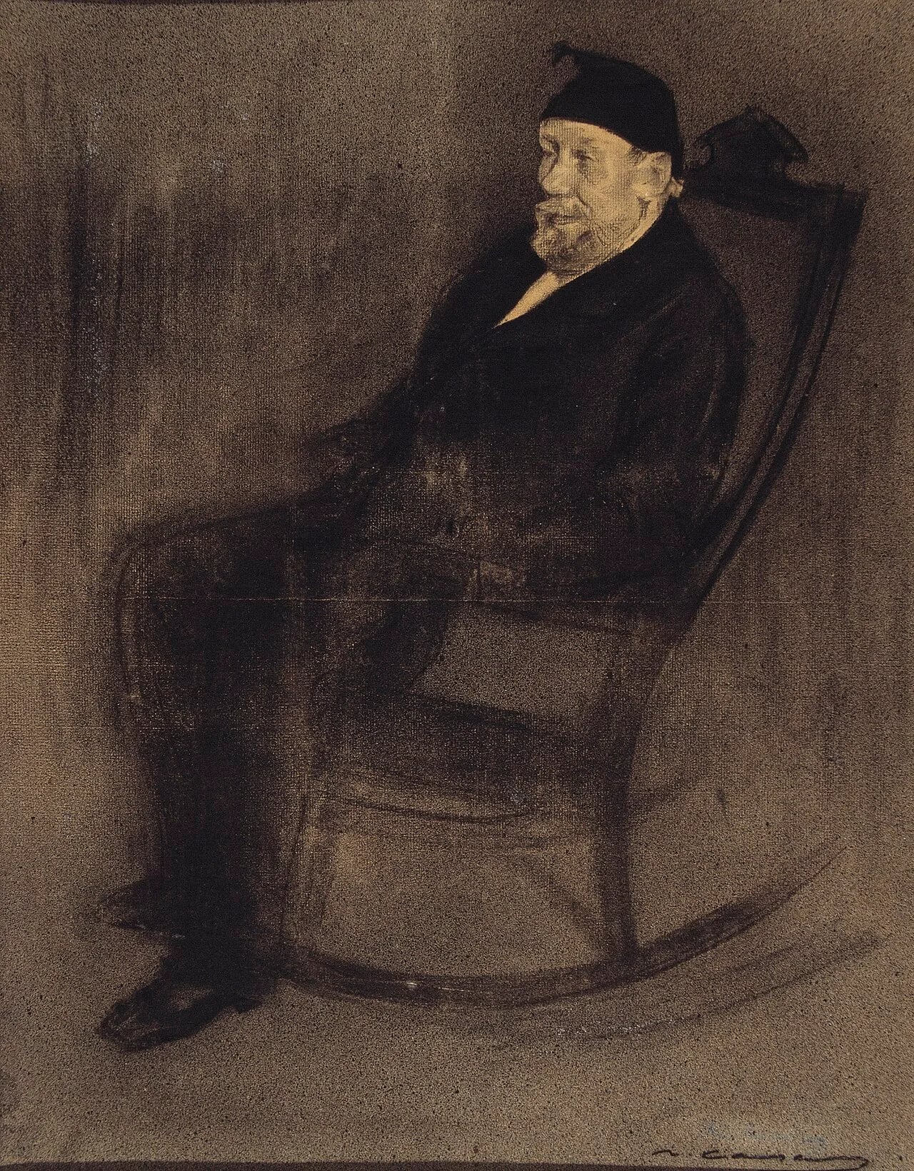 Porträt von Juan Mañé Flaquer (1823–1901) – Gedenkseite