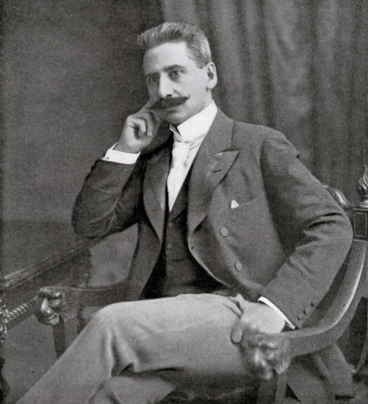 Porträt von Joaquim Francisco de Assis Brasil (1857–1938) – Gedenkseite