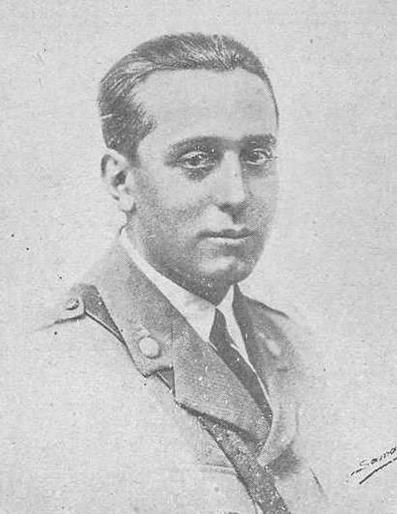 Porträt von Joaquín Loriga (1895–1927) – Gedenkseite