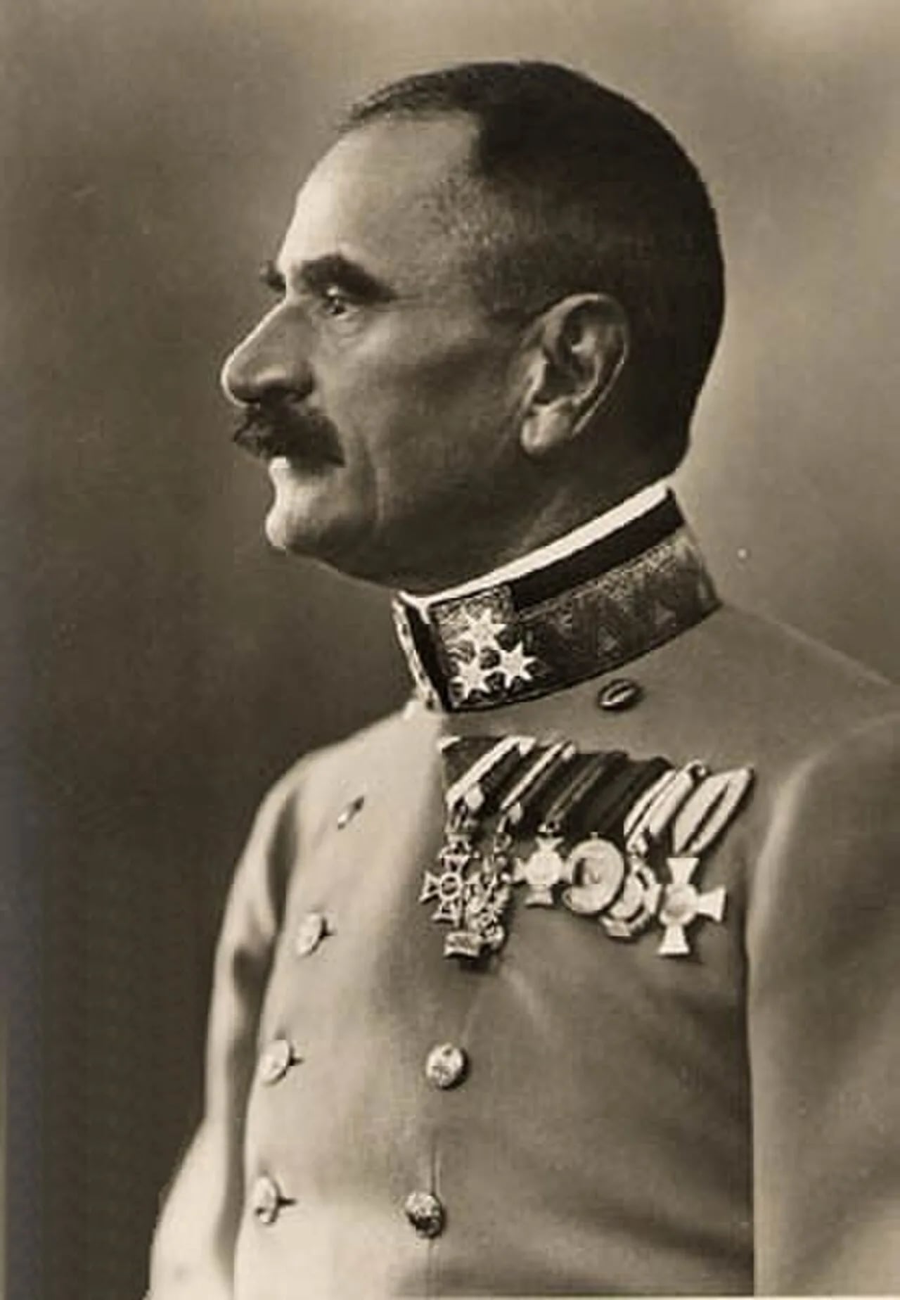Porträt von Karl Tersztyánszky von Nádas (1854–1921) – Gedenkseite