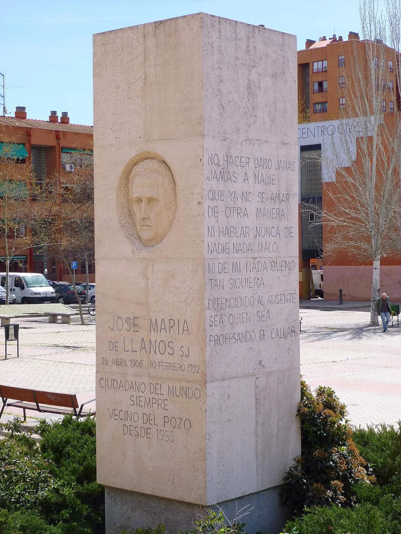 Porträt von José María de Llanos (1906–1992) – Gedenkseite