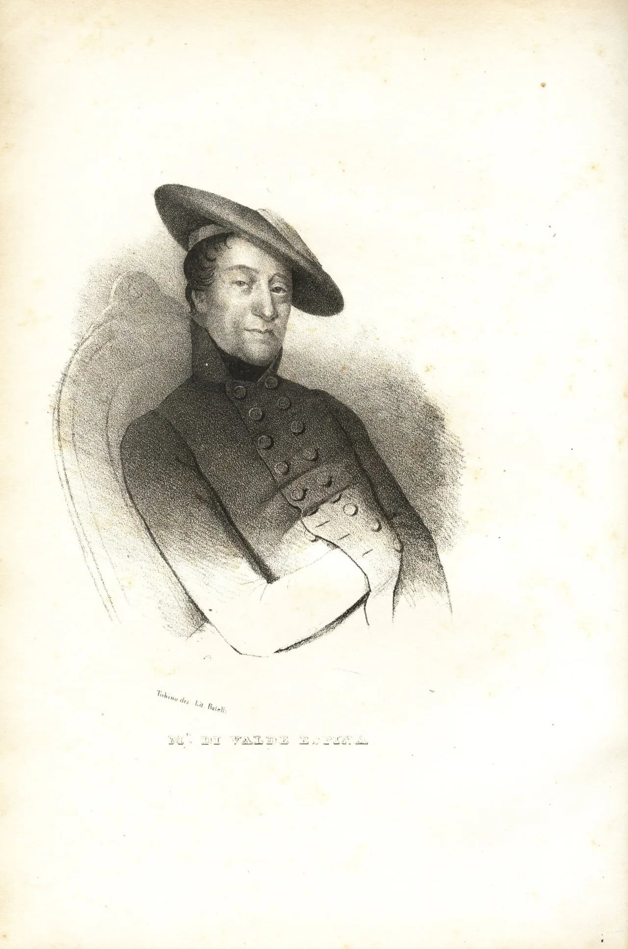 Porträt von José María de Orbe y Elío (1776–1850) – Gedenkseite