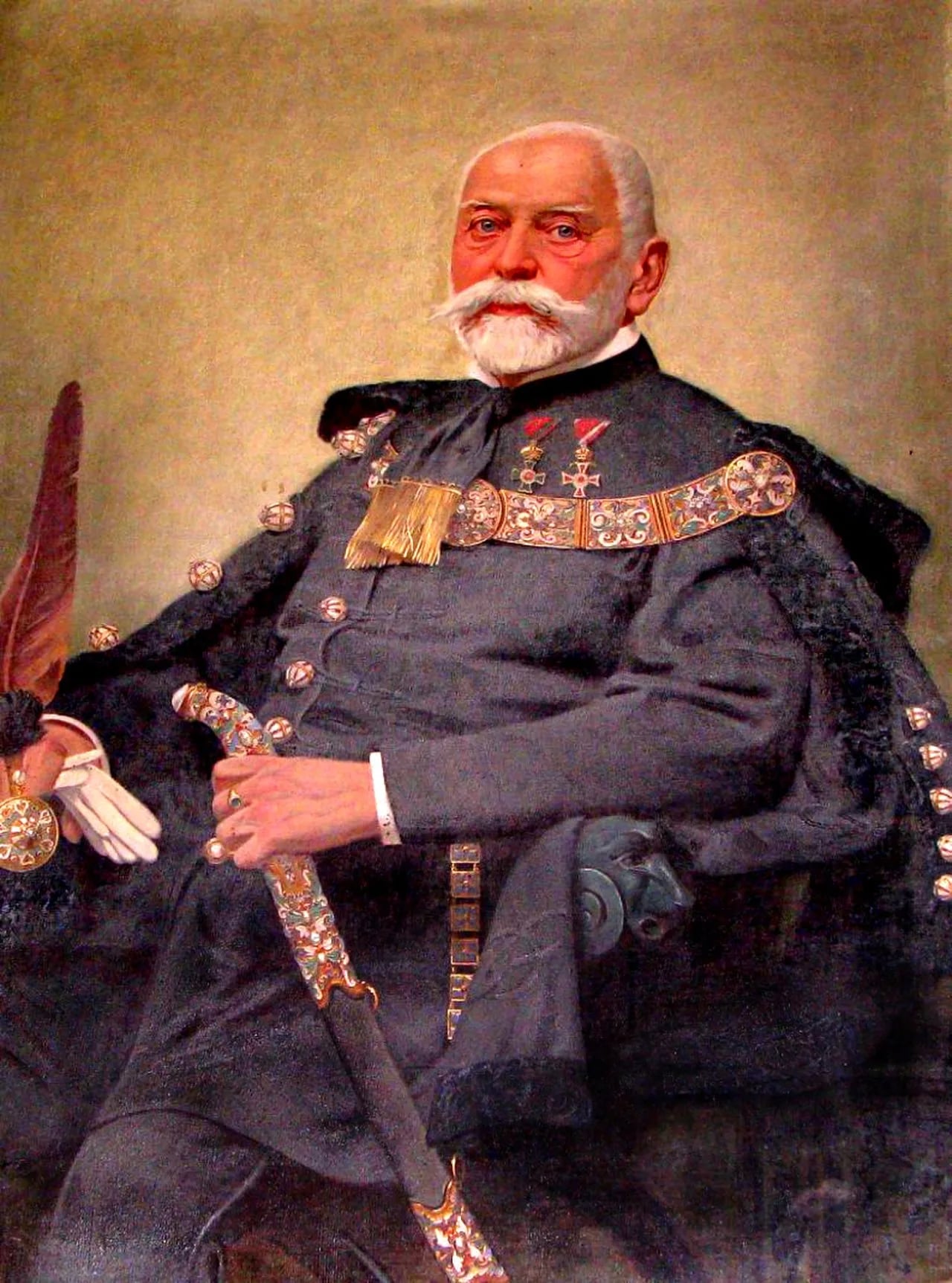 Porträt von Gábor Daniel (1824–1915) – Gedenkseite