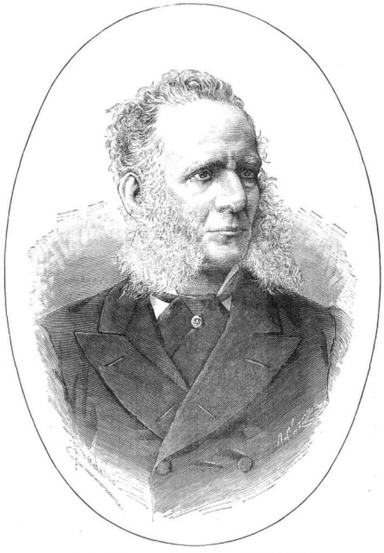 Porträt von Justo Pelayo de la Cuesta Núñez (1823–1889) – Gedenkseite
