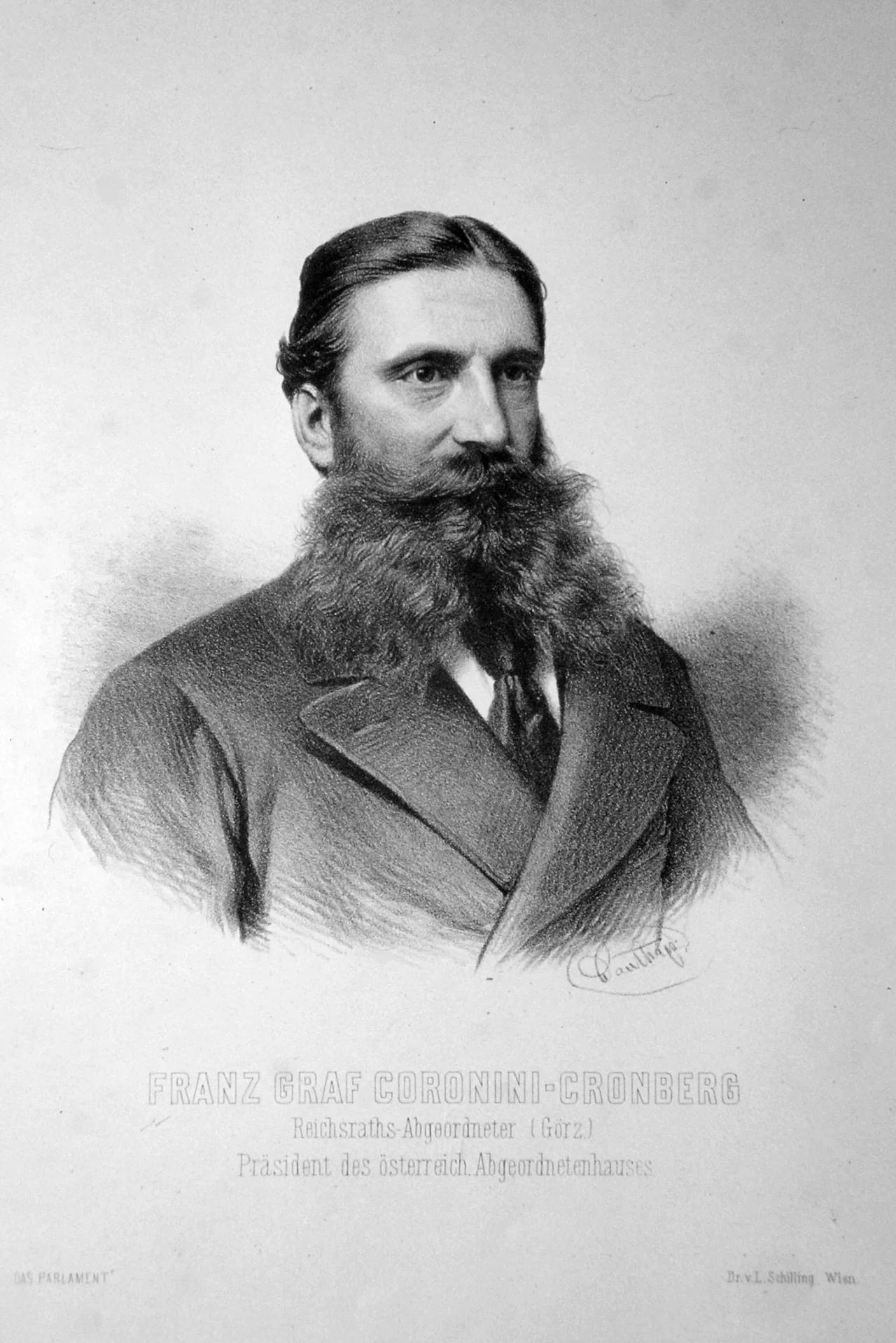 Portrait of Franz Coronini-Cronberg (1833–1901) – memorial page