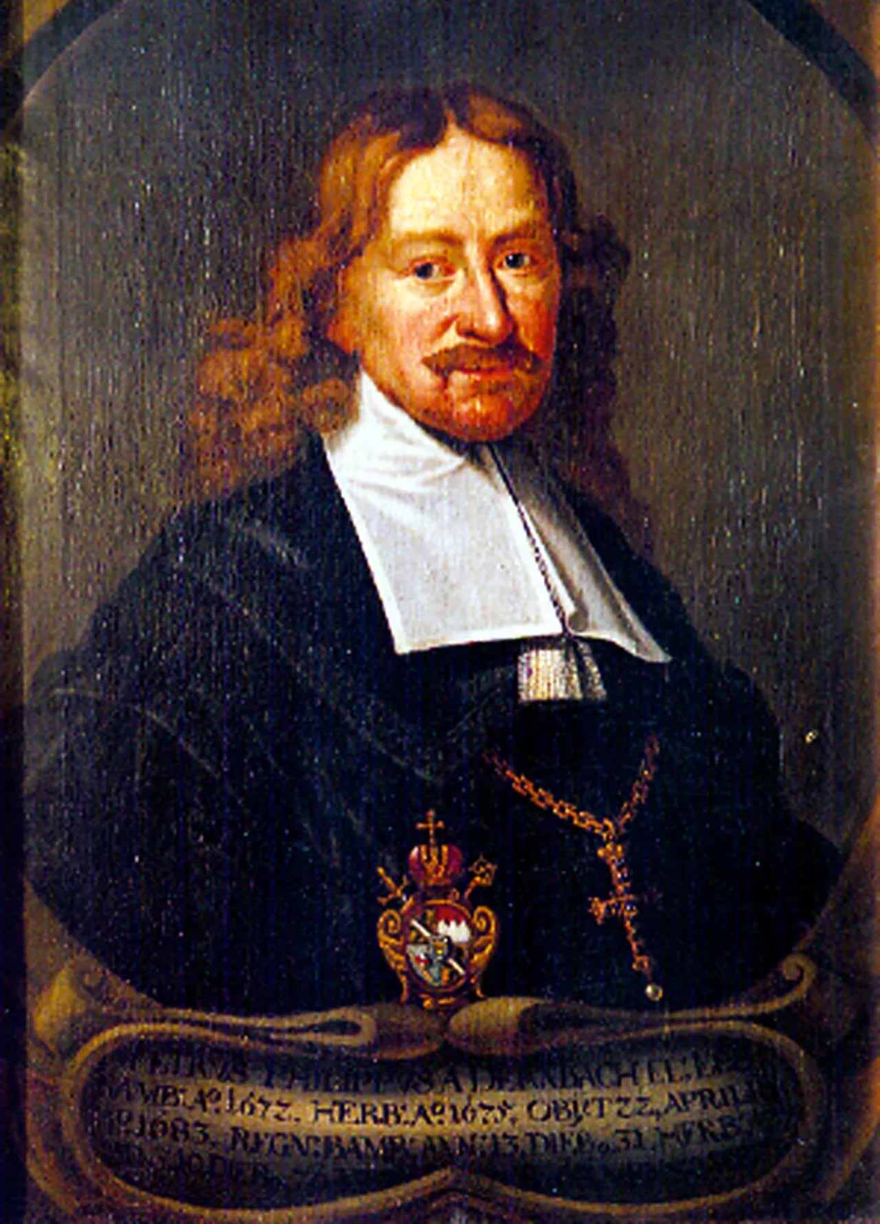 Porträt von Peter Philipp von Dernbach (1619–1683) – Gedenkseite