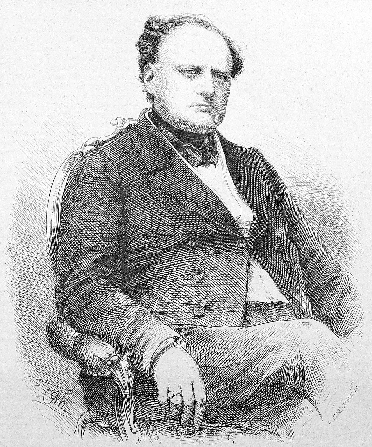 Portrait of Eugen Megerle von Mühlfeld (1810–1868) – memorial page
