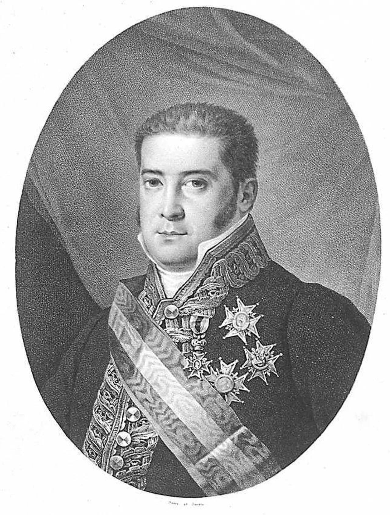 Porträt von Luis López Ballesteros (1782–1853) – Gedenkseite