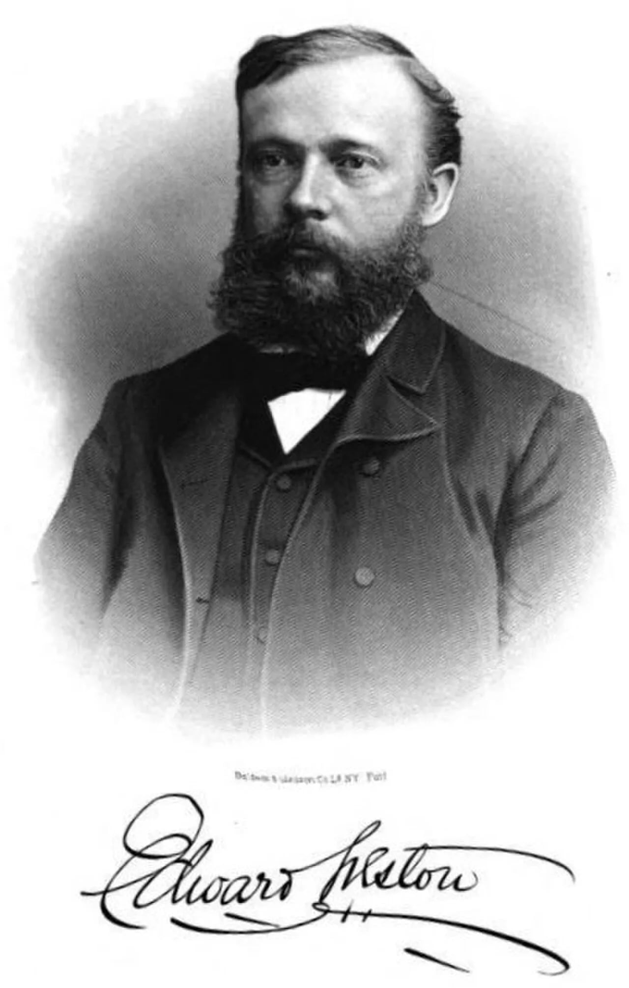 Porträt von Edward Weston (1850–1936) – Gedenkseite
