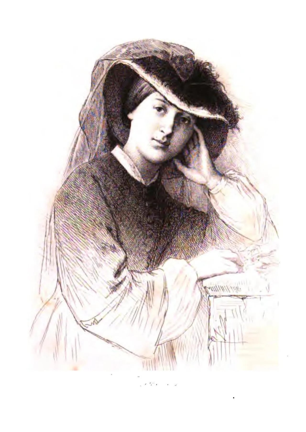 Porträt von Marie-Edmée Pau (1845–1871) – Gedenkseite