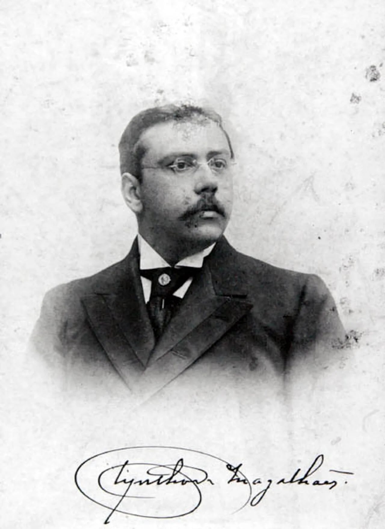 Porträt von Olinto de Magalhães (1866–1948) – Gedenkseite