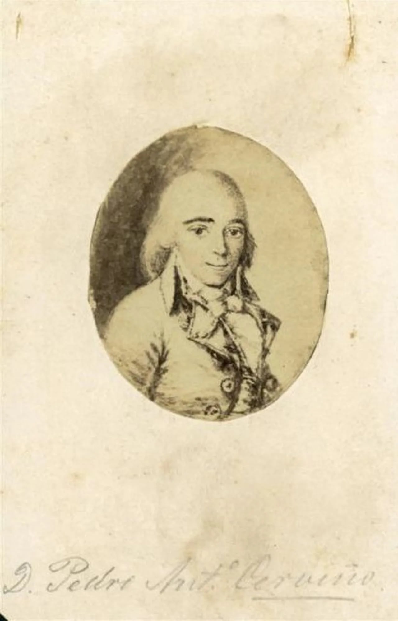 Porträt von Pedro Cerviño (1757–1816) – Gedenkseite