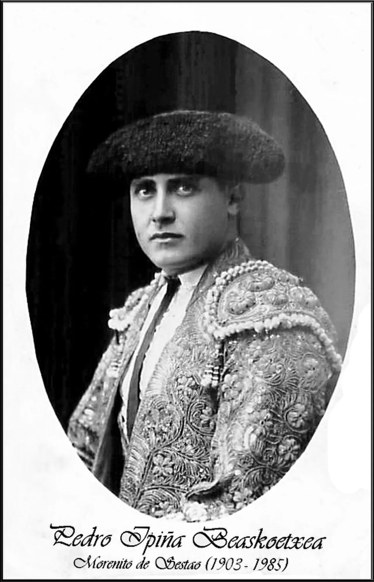 Portrait of Pedro Ipiña "Morenito de Sestao (1903–1985) – memorial page