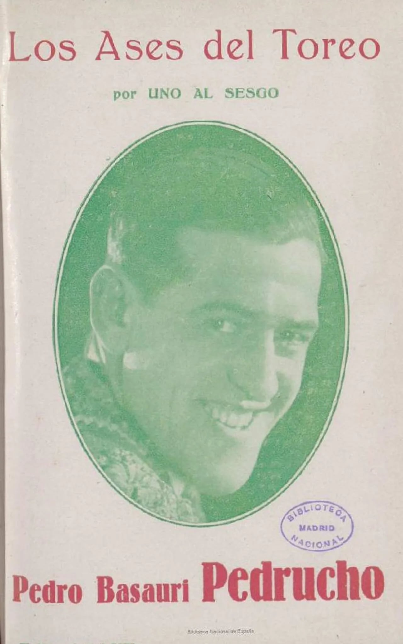 Porträt von Pedrucho (1893–1973) – Gedenkseite