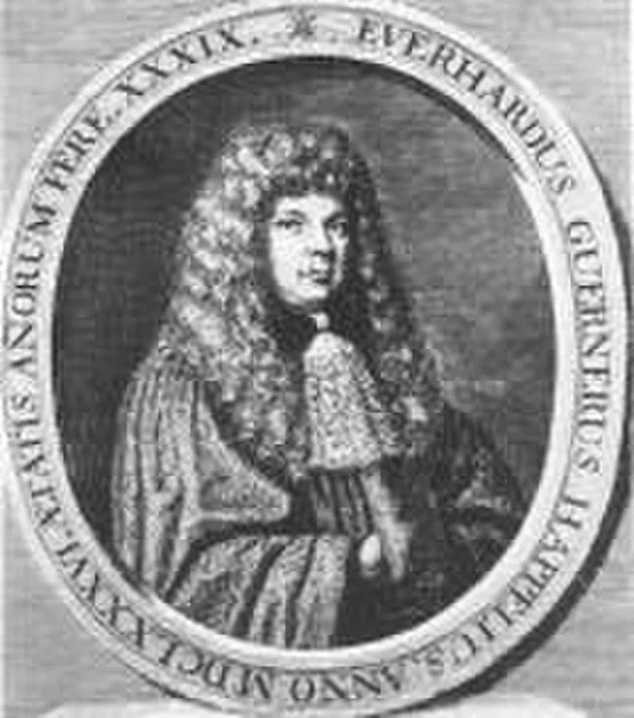 Porträt von Eberhard Werner Happel (1647–1690) – Gedenkseite