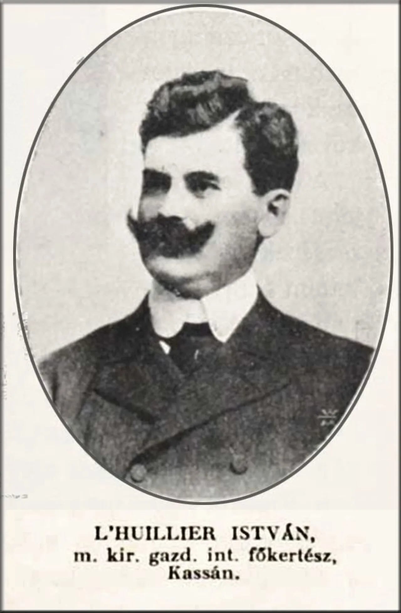 Porträt von Istvan L'Huillier (1865–1931) – Gedenkseite