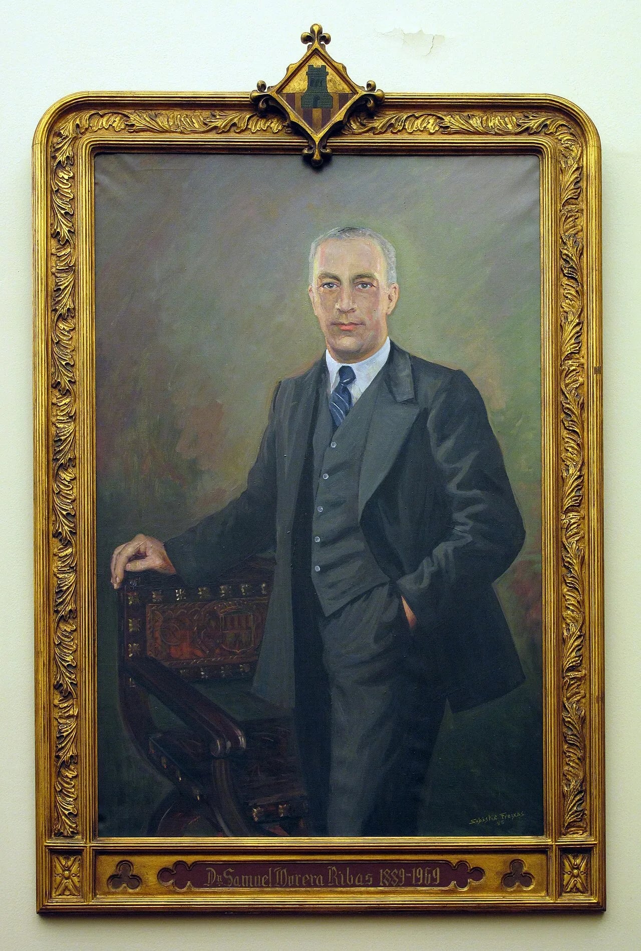 Porträt von Samuel Morera i Ribas (1889–1969) – Gedenkseite