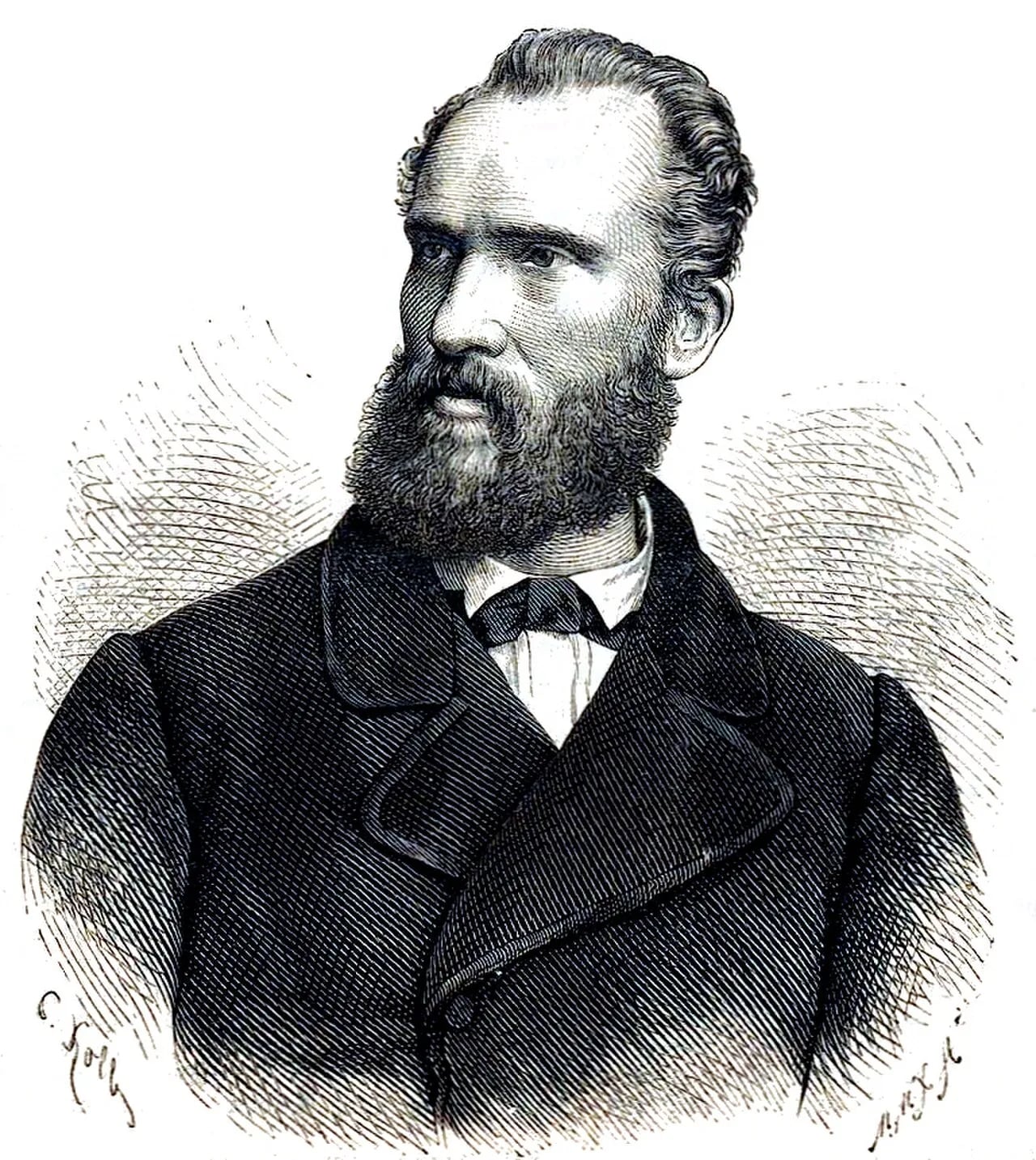 Porträt von August von Kluckhohn (1832–1893) – Gedenkseite