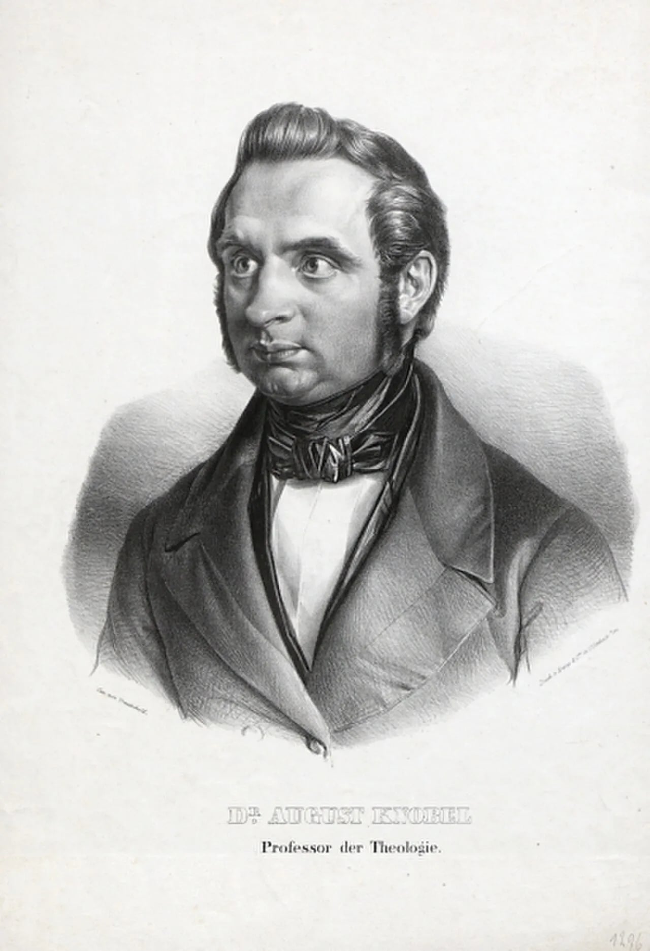 Porträt von August Knobel (1807–1863) – Gedenkseite