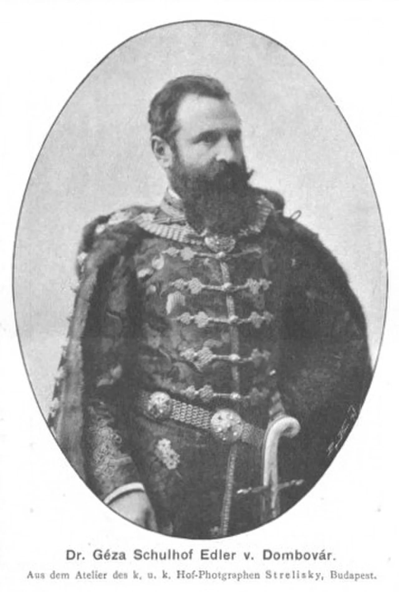 Portrait of Géza Dombóvári (1848–1918) – memorial page