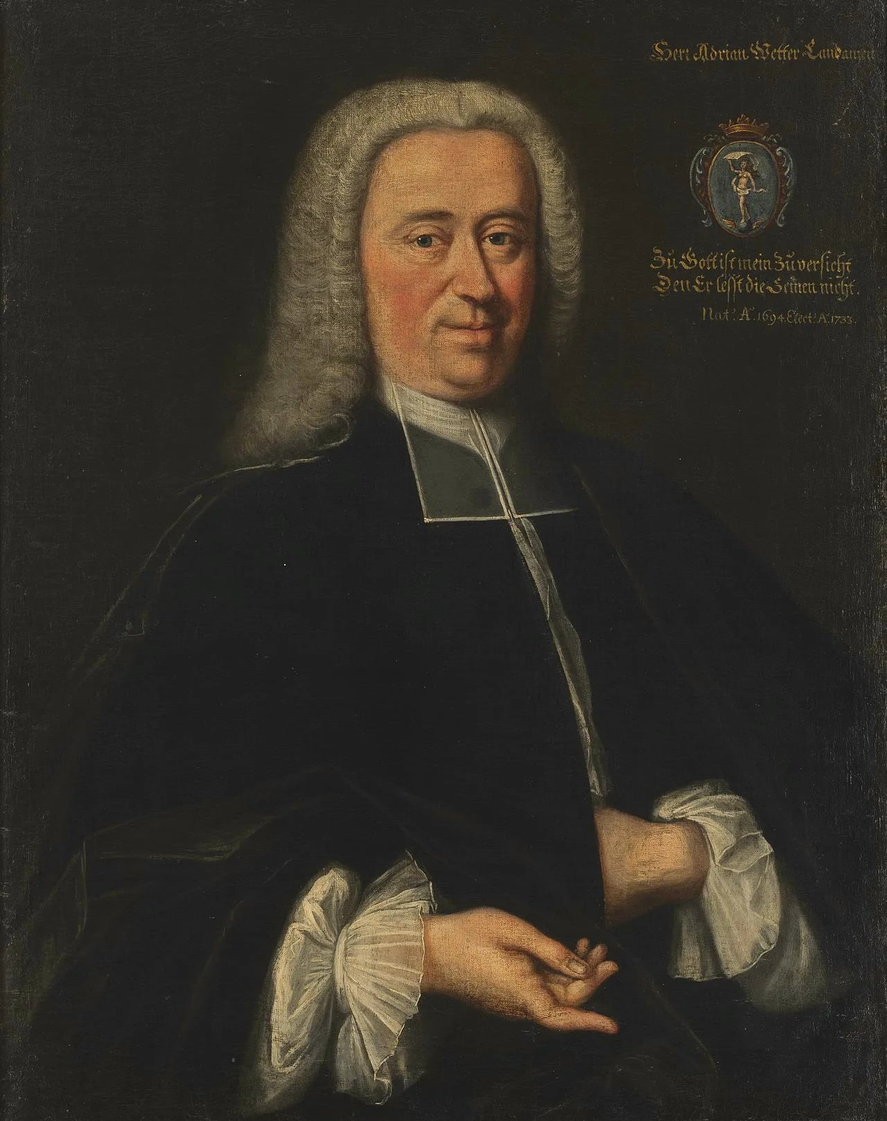 Porträt von Adrian Wetter (1694–1764) – Gedenkseite