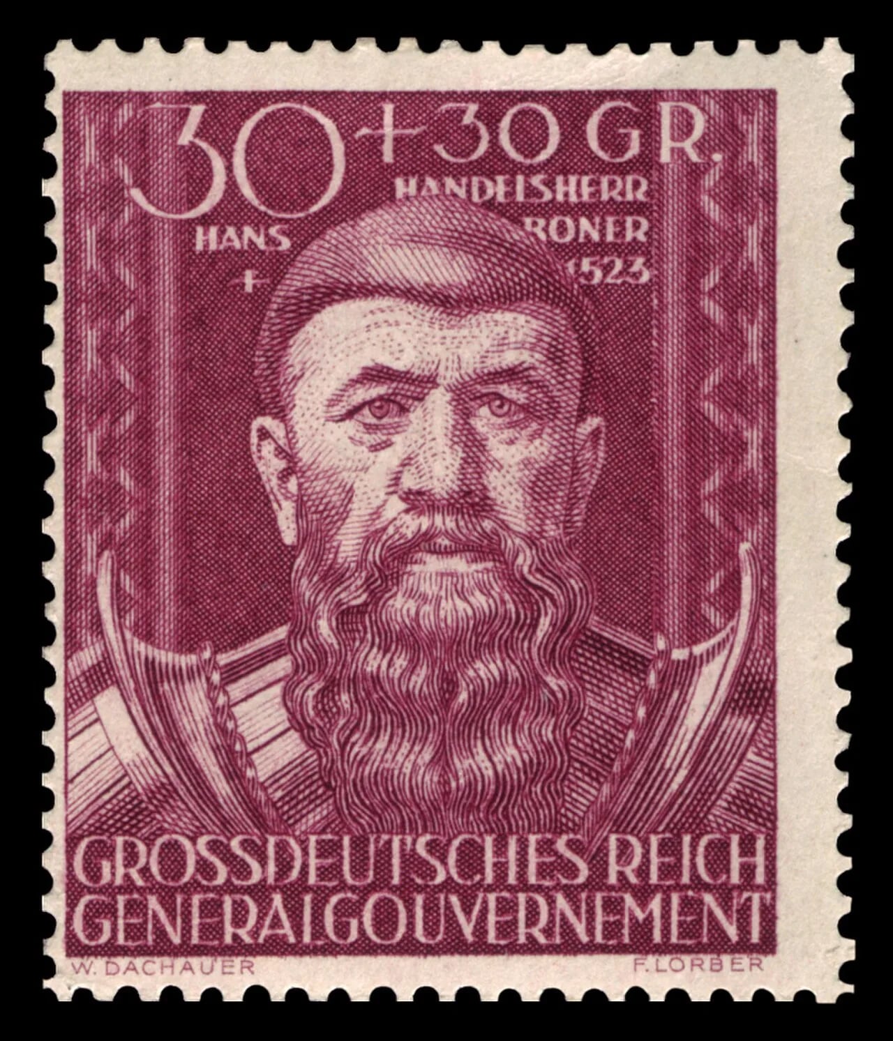 Porträt von Hans Boner (1450–1523) – Gedenkseite