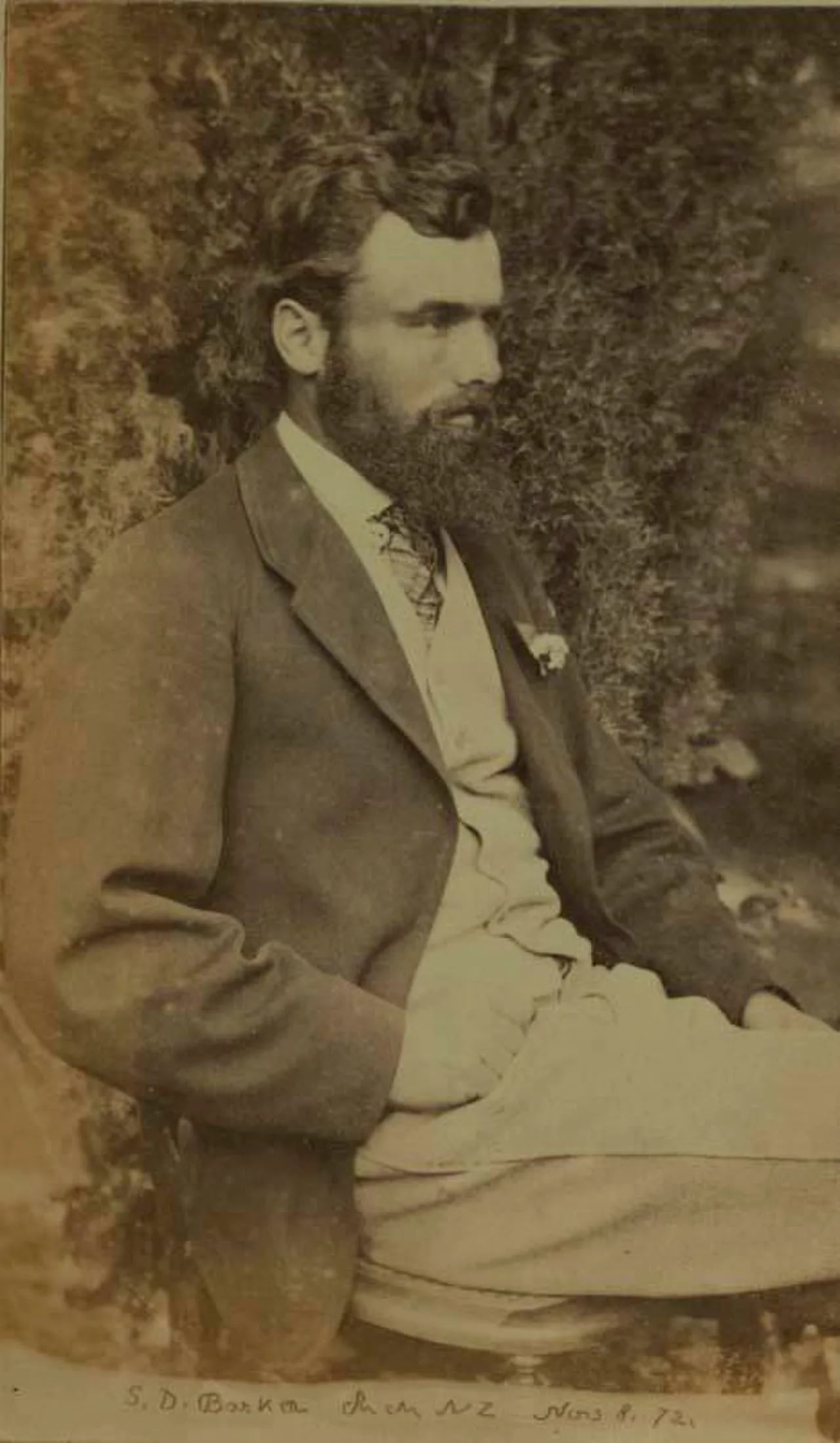 Porträt von Samuel Delabere Barker (1848–1901) – Gedenkseite