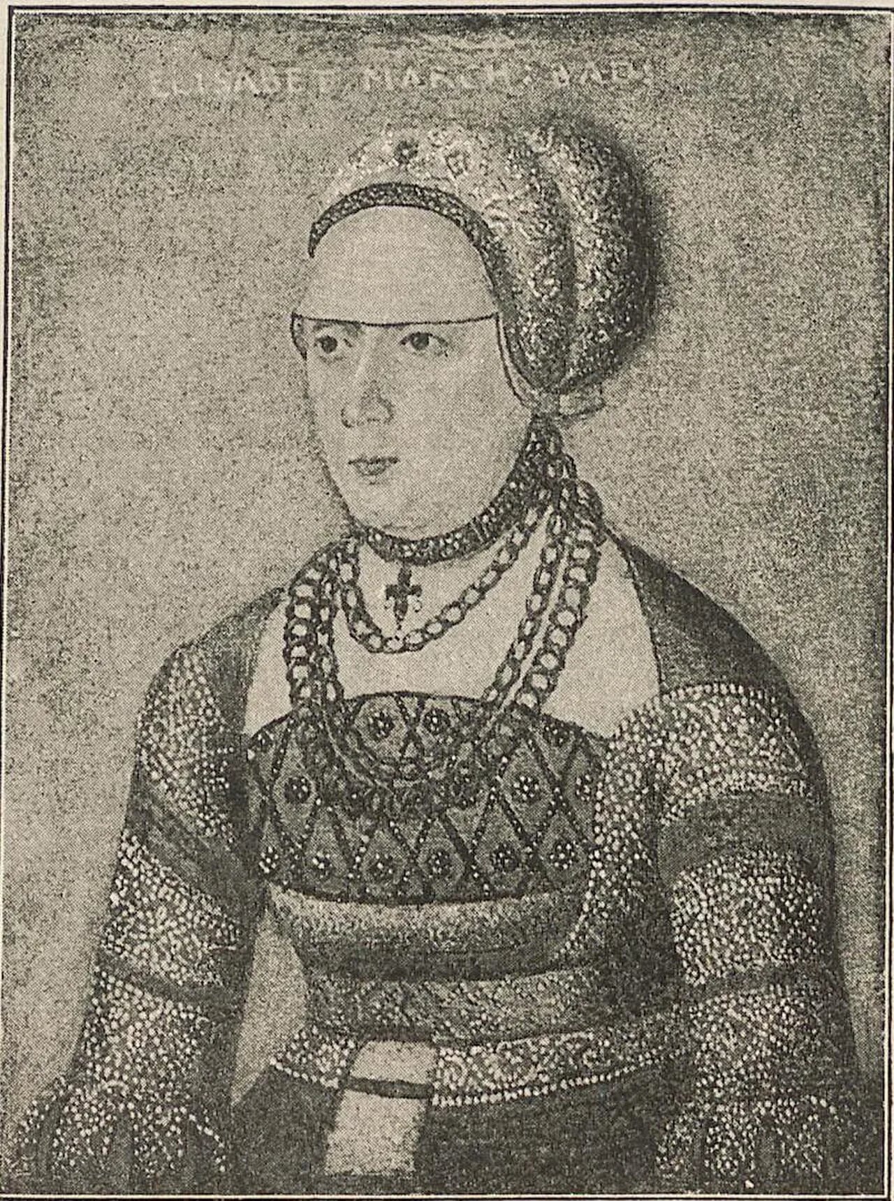 Porträt von Elisabeth von der Pfalz (1483–1522) – Gedenkseite
