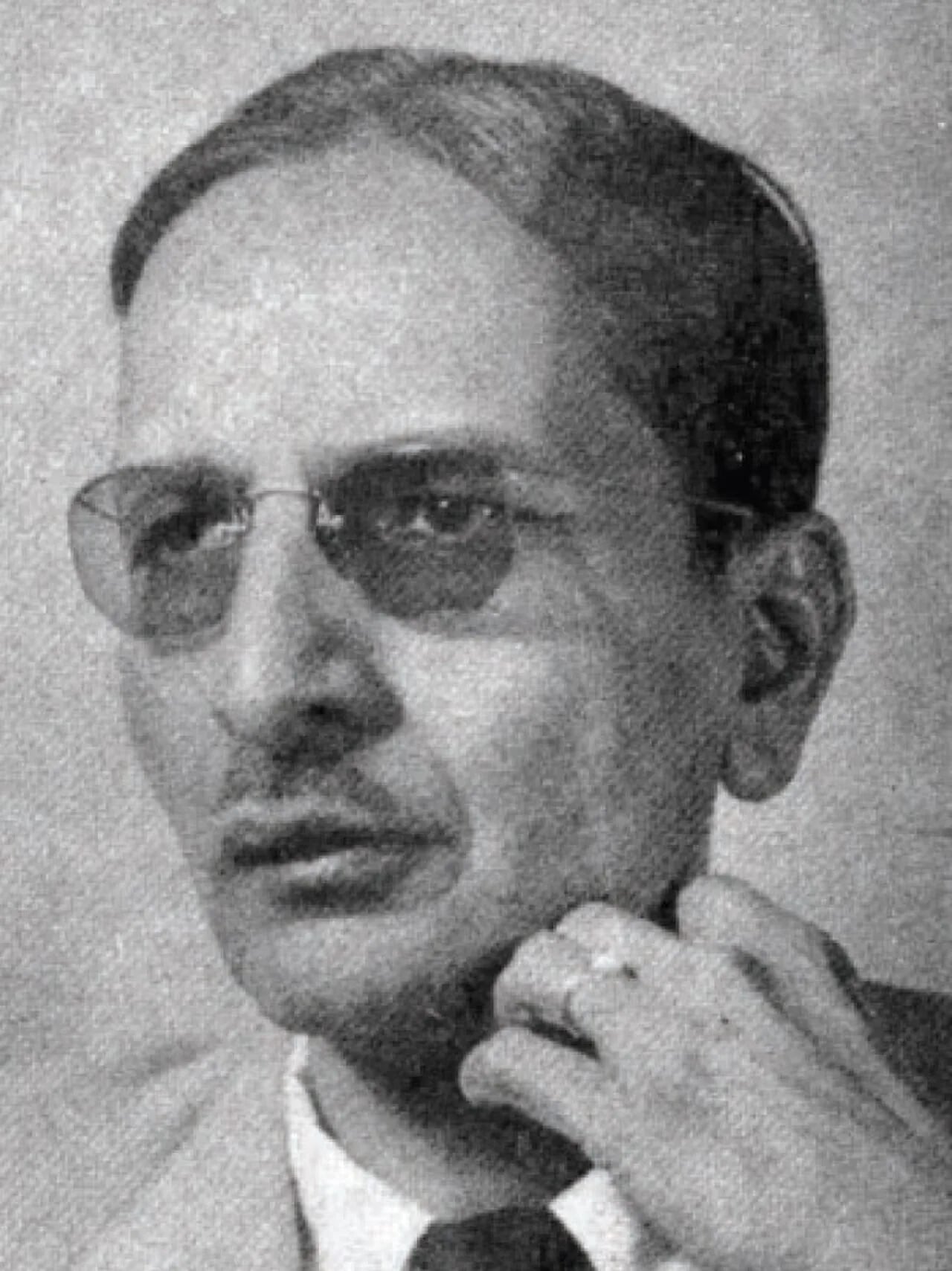 Porträt von Keshavrao Bhole (1896–1967) – Gedenkseite