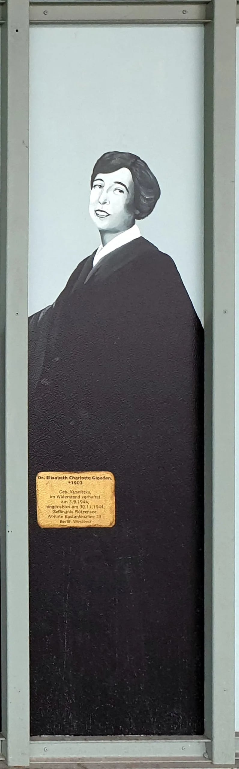 Porträt von Elisabeth Charlotte Gloeden (1903–1944) – Gedenkseite