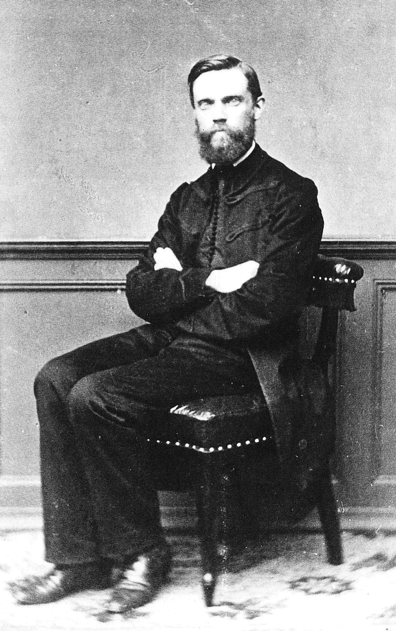 Porträt von Adolf Hennel (1829–1869) – Gedenkseite