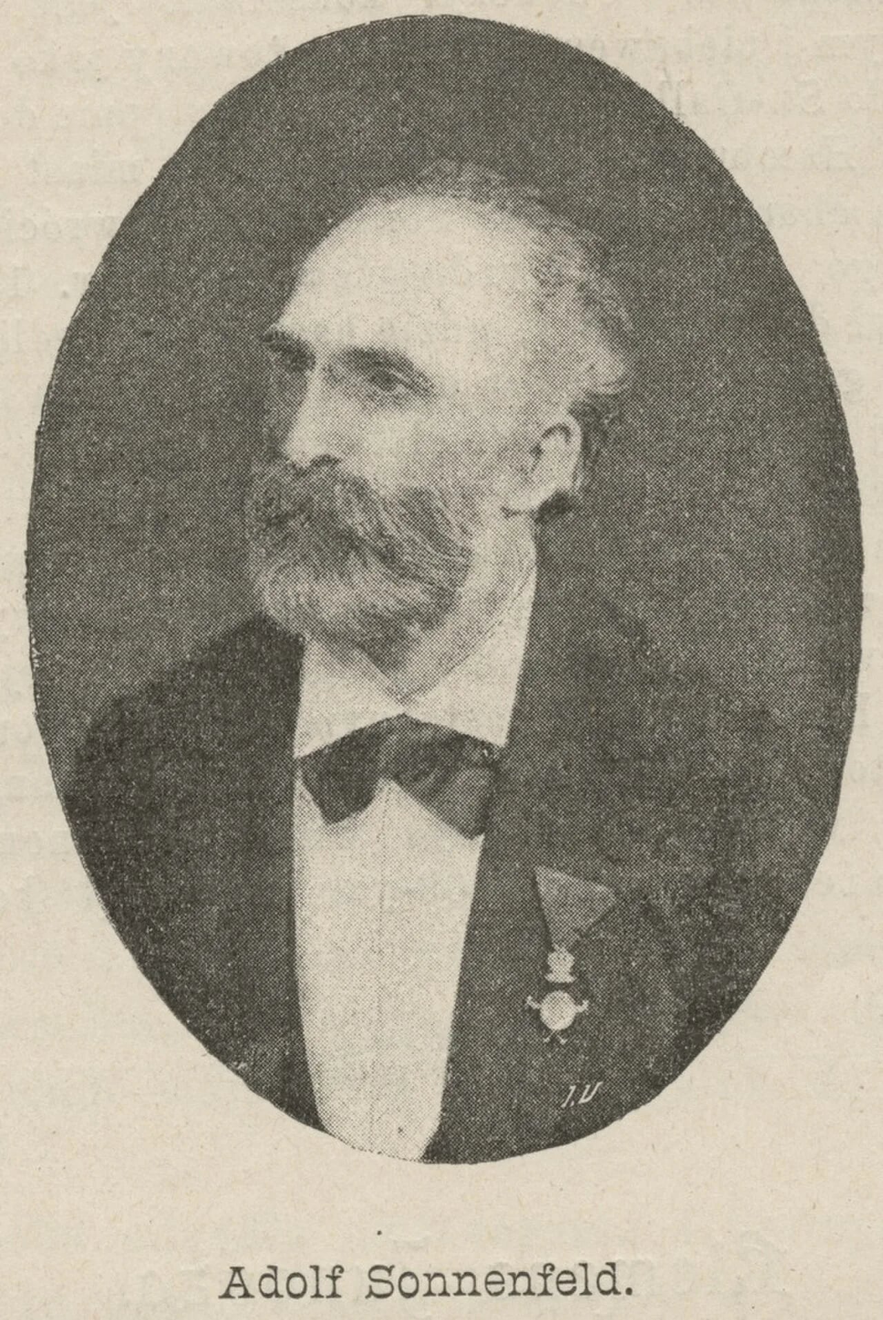 Portrait of Adolph Sonnenfeld (1837–1914) – memorial page