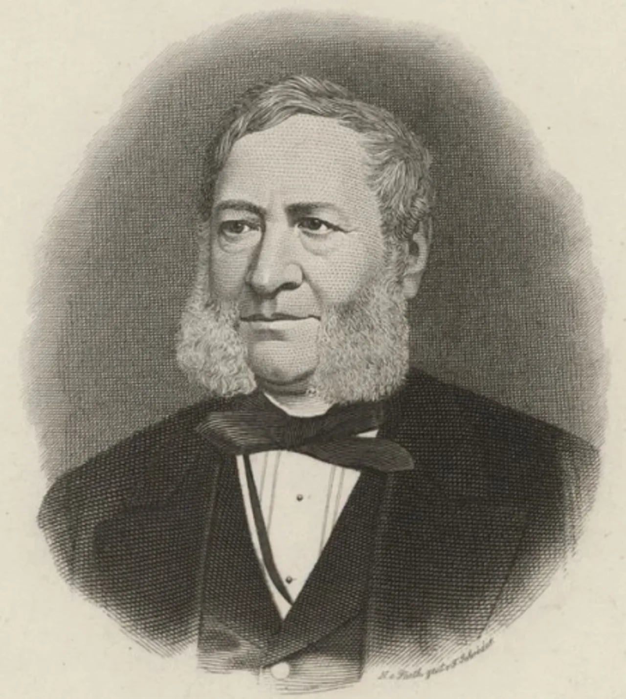 Portrait of Nicolaus Ferdinand Haller (1805–1876) – memorial page