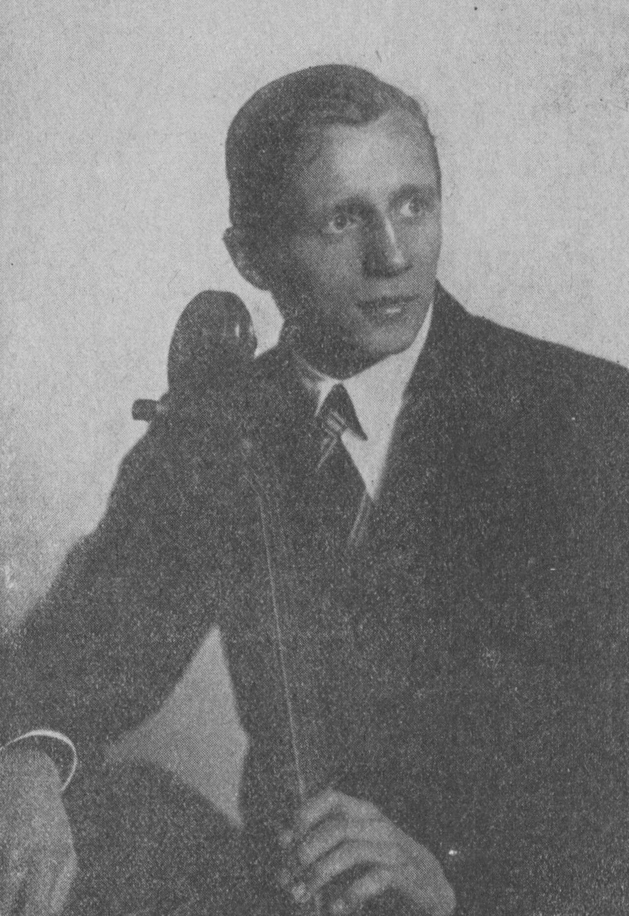 Porträt von Hermann Busch (1897–1975) – Gedenkseite