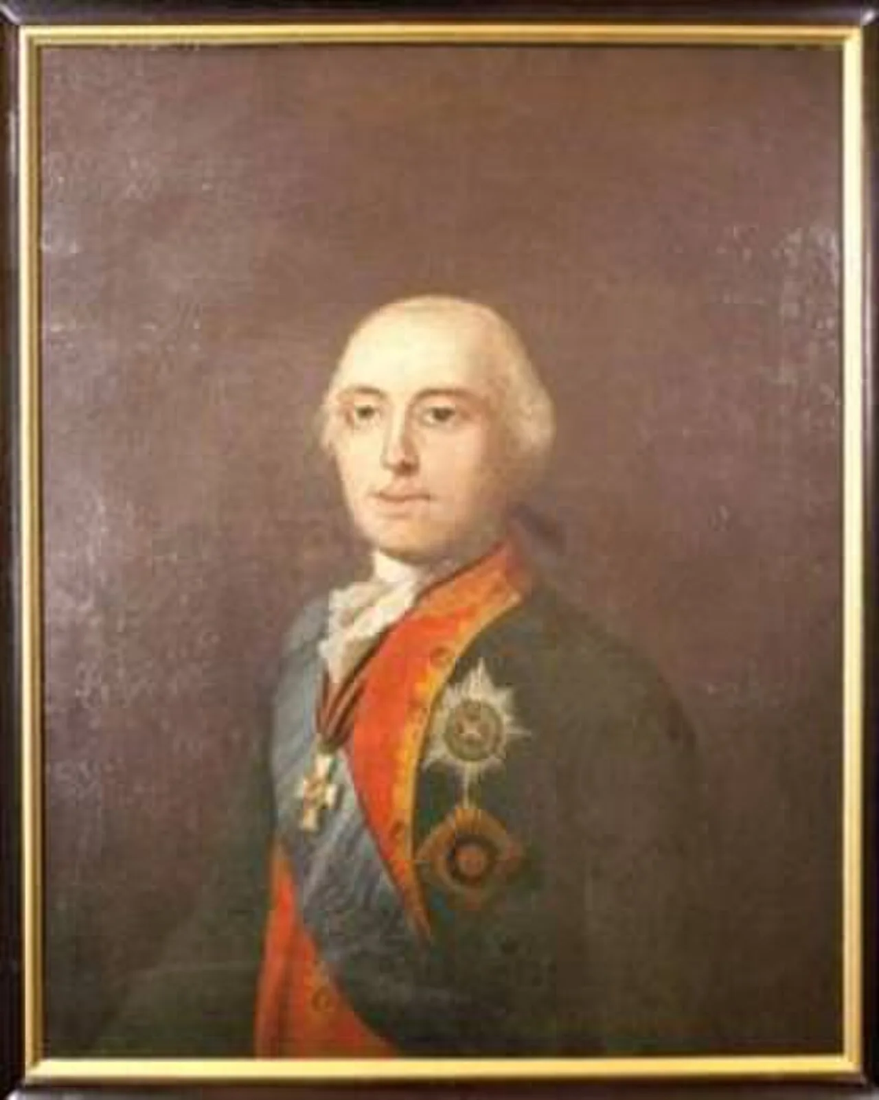 Porträt von Viktor Amadeus von Anhalt-Bernburg-Schaumburg-Hoym (1744–1790) – Gedenkseite