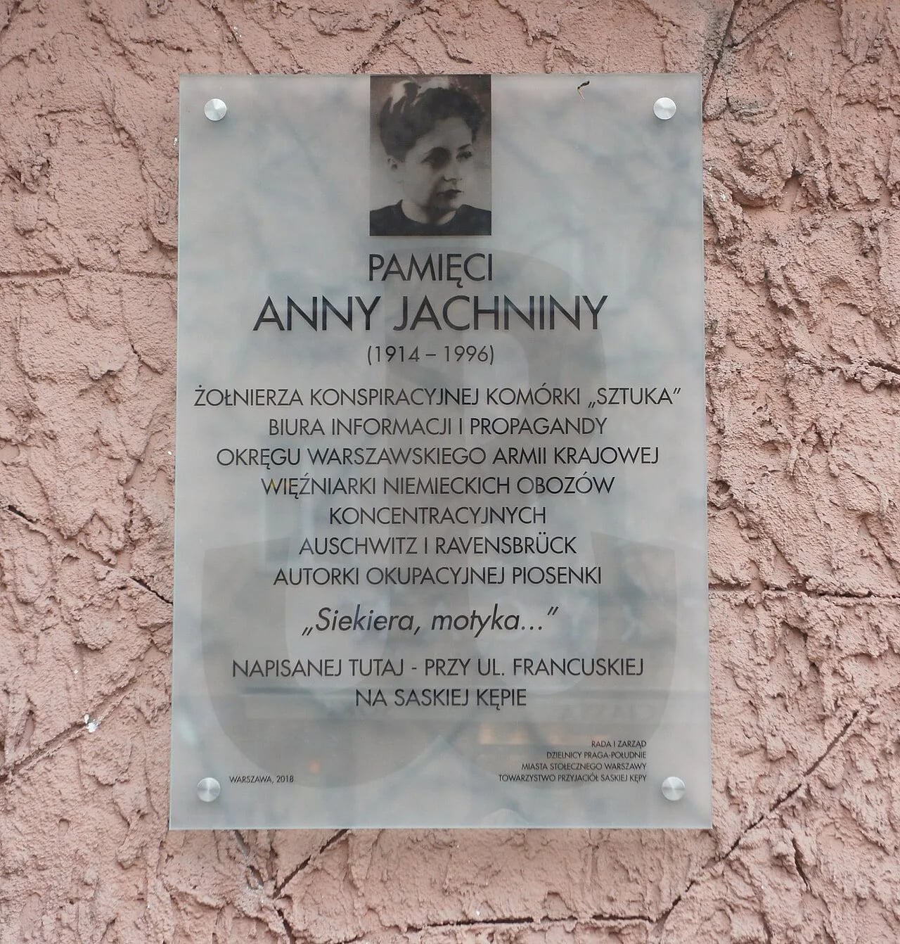 Portrait of Anna Jachnina (1914–1996) – memorial page