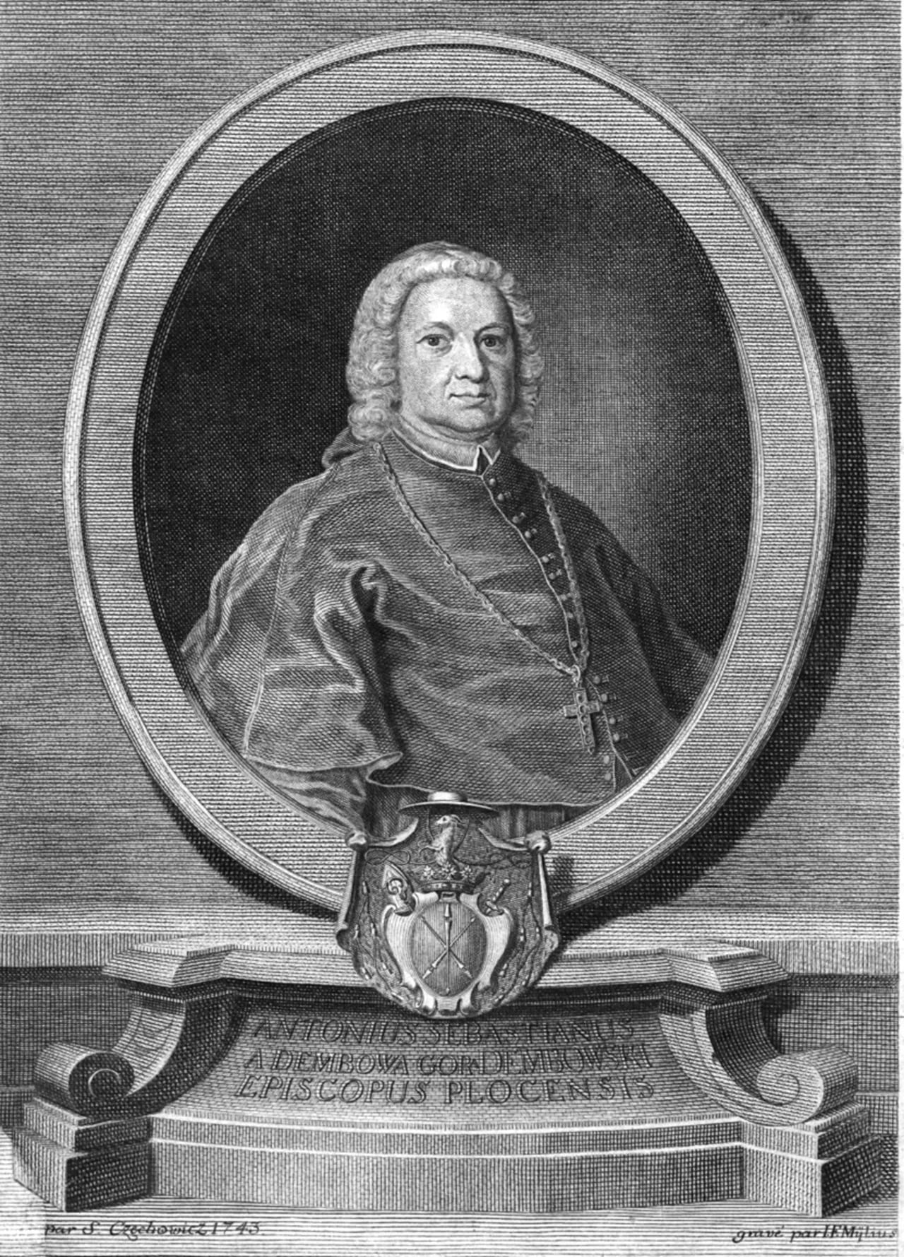 Portrait of Antoni Sebastian Dembowski (1682–1763) – memorial page