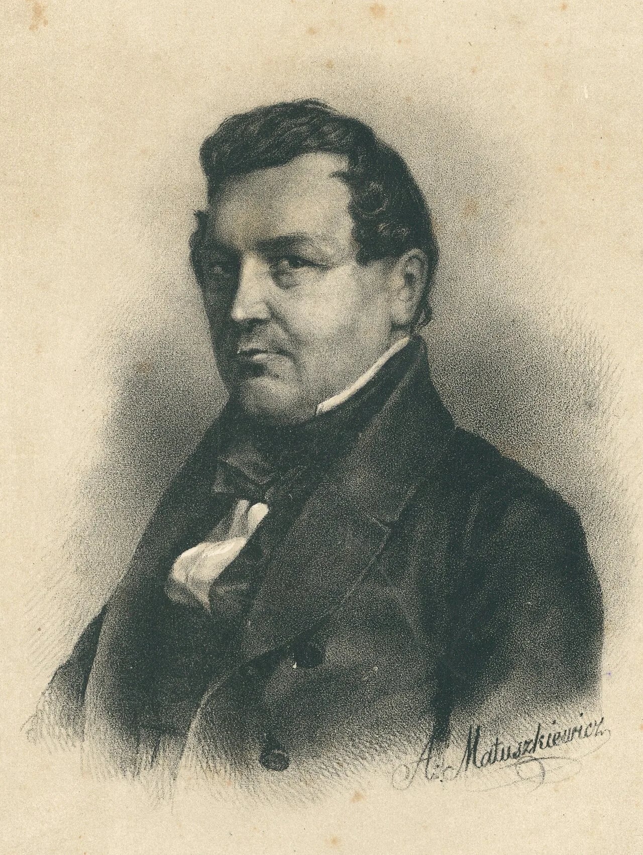 Portrait of August Wilkoński (1805–1852) – memorial page