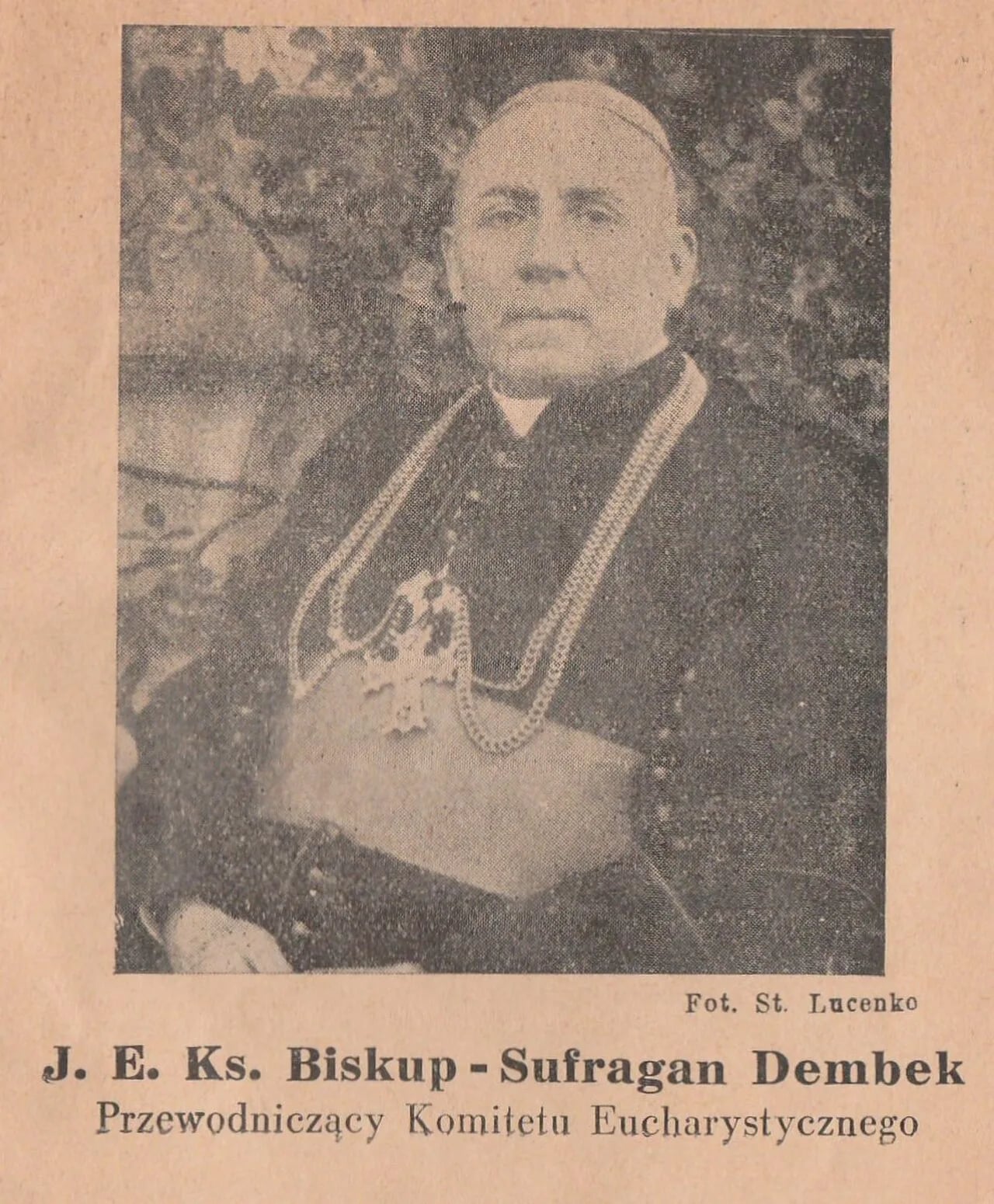 Porträt von Bernard Dembek (1878–1937) – Gedenkseite