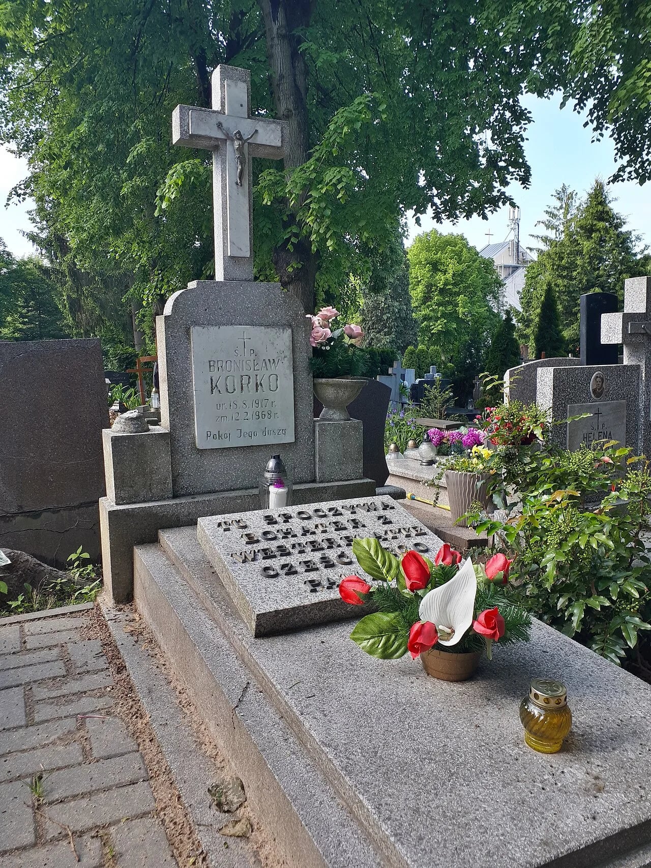 Portrait of Bronisław Korko (1917–1968) – memorial page