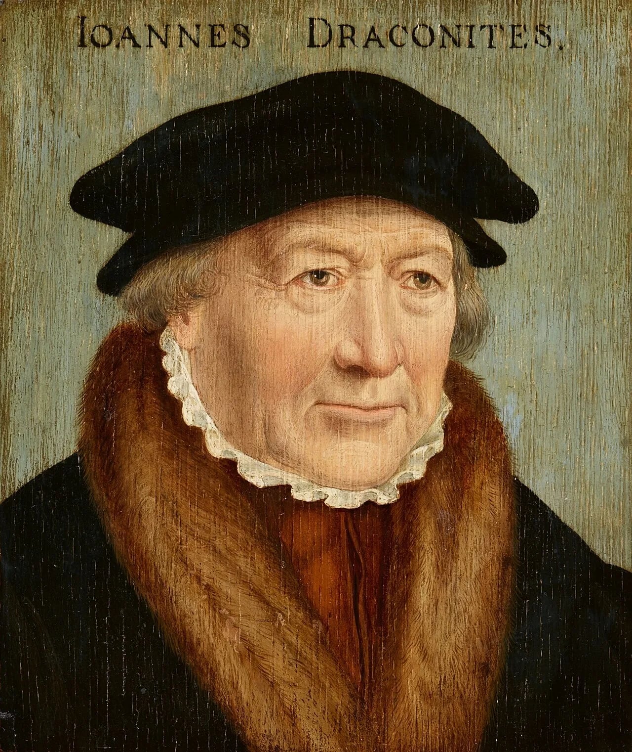 Porträt von Johann Draconites (1494–1566) – Gedenkseite