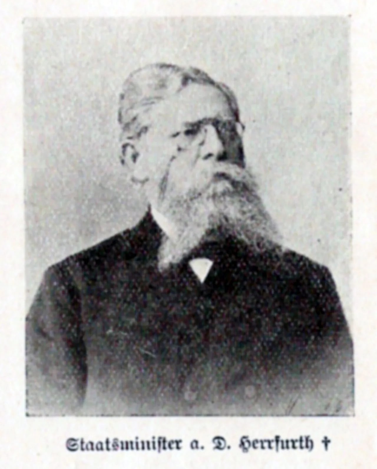 Porträt von Ernst Ludwig Herrfurth (1830–1900) – Gedenkseite