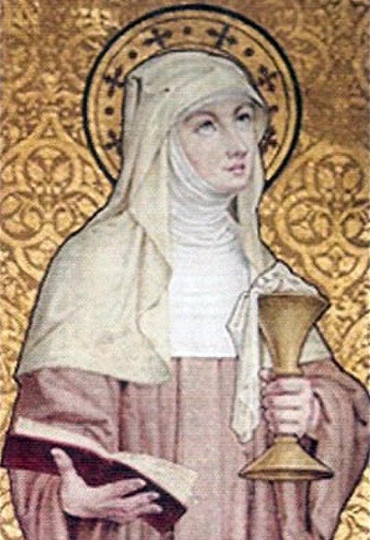Porträt von Berlind von Meerbeke (601–702) – Gedenkseite