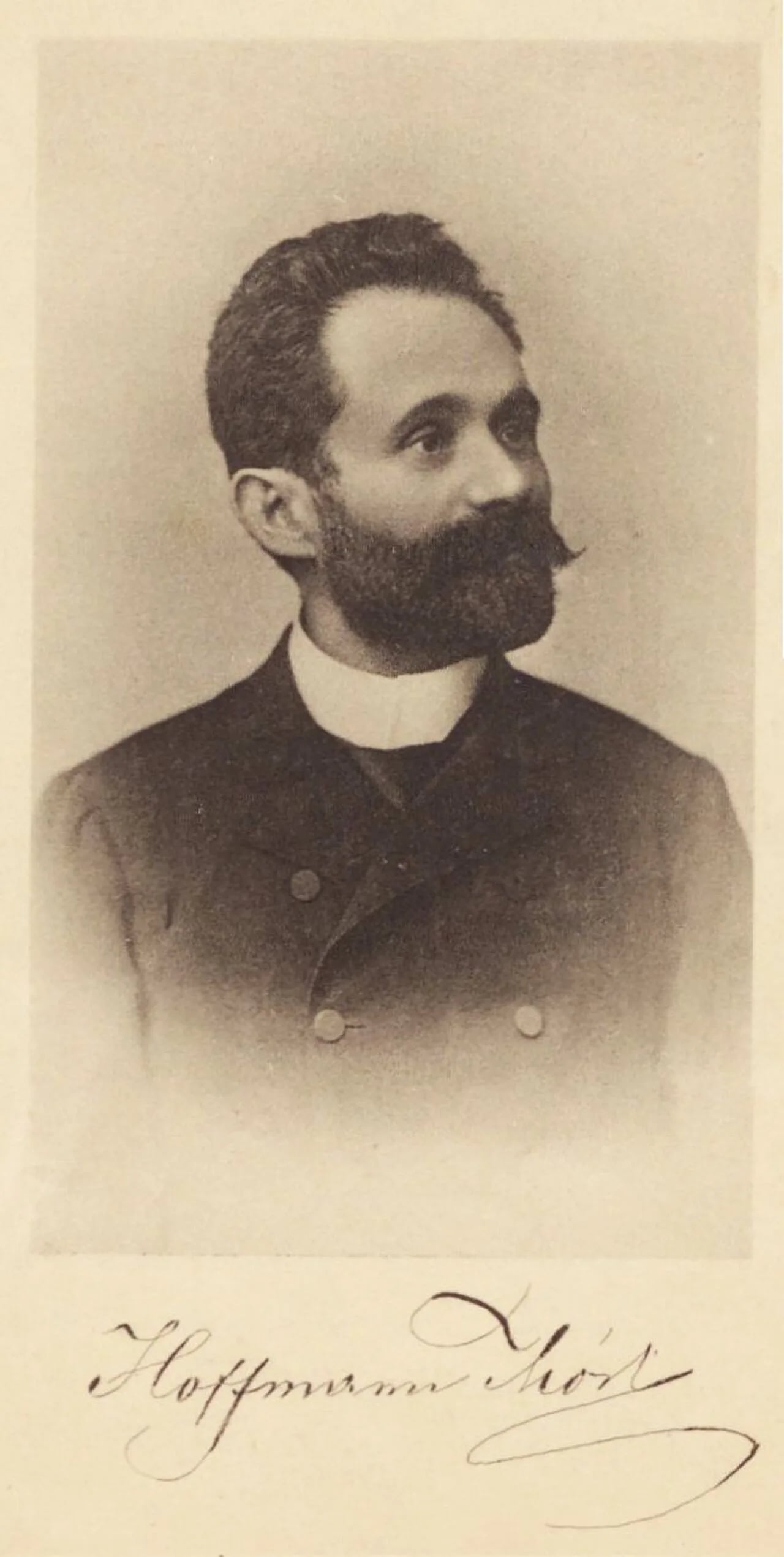 Portrait of Mór Hoffmann (1843–1915) – memorial page