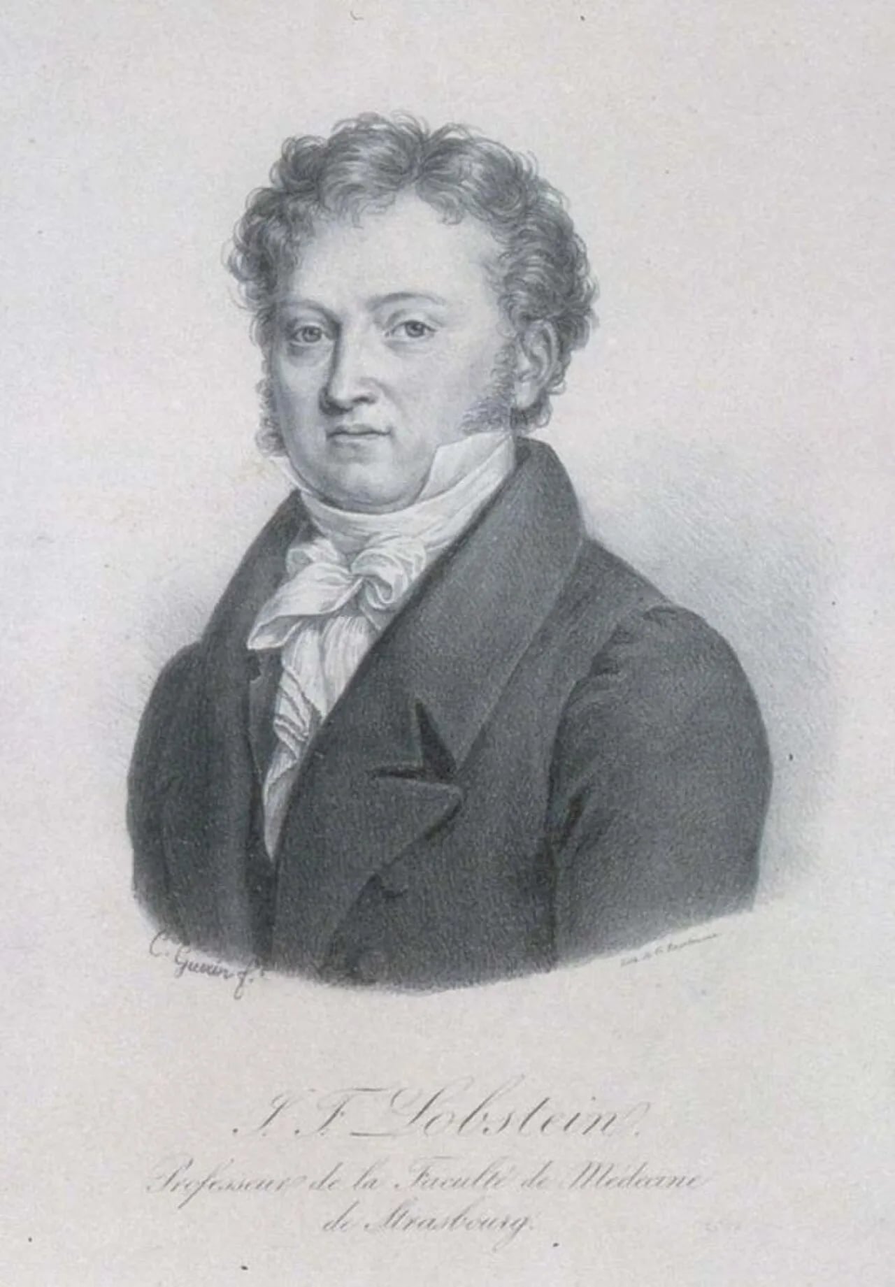 Porträt von Johann Friedrich Lobstein (1777–1835) – Gedenkseite